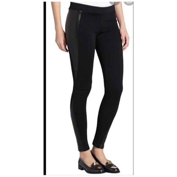 Anthropologie Pants - Anthropology RD Style Faux Leather ponte leggins